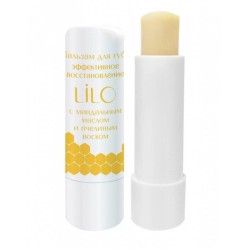 Бальзам для губ, LiLo (ЛиЛо) 4 г 1 шт эффективное восстановление с миндальным маслом и пчелиным воском