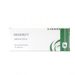 Фенибут табл. 250 мг 20 шт.