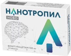 Нанотропил ново табл. 100 мг 10 шт.
